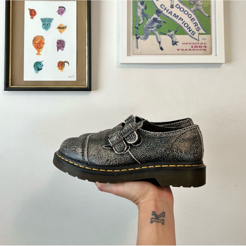 Dr. Martens Crackled Leather Mary Janes (Limited Edition)